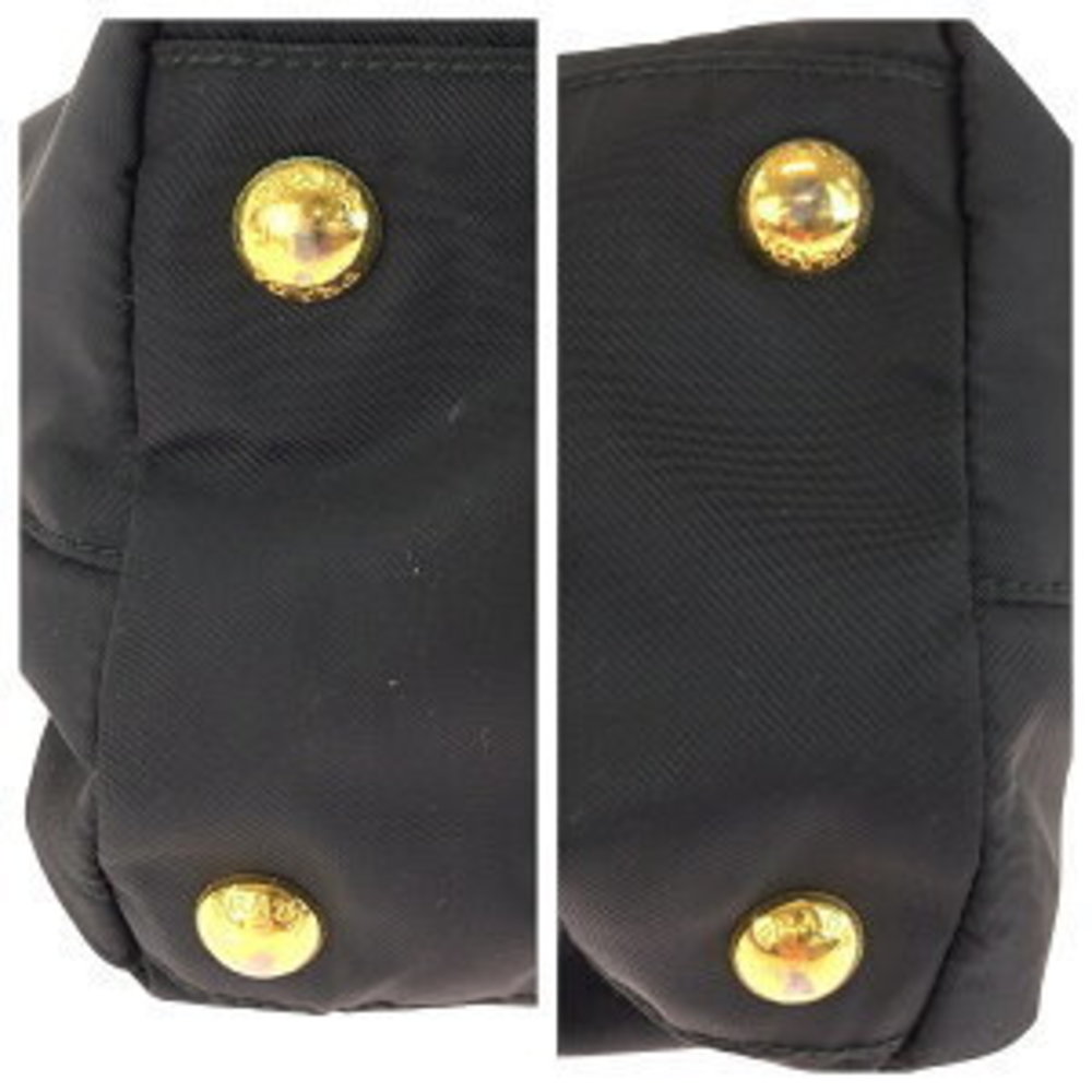 Prada Tessuto Shoulder Triangular Black Nylon Bag - image 4